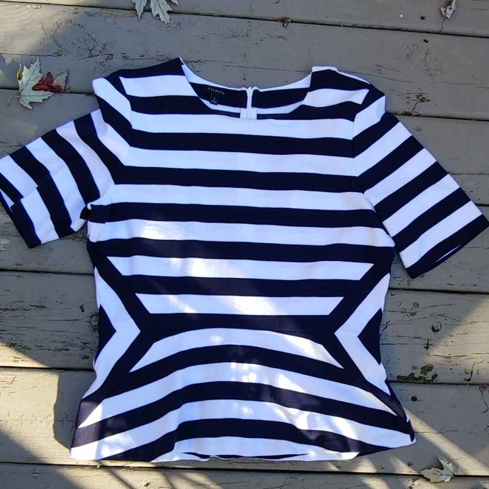 Talbot Peplum top sz large
